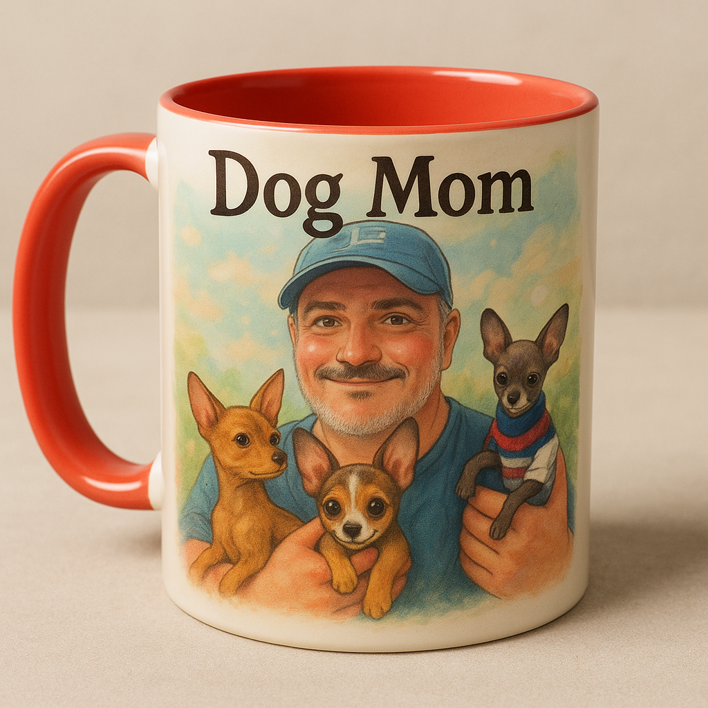 Personalized Mug 15oz - Dog Mom