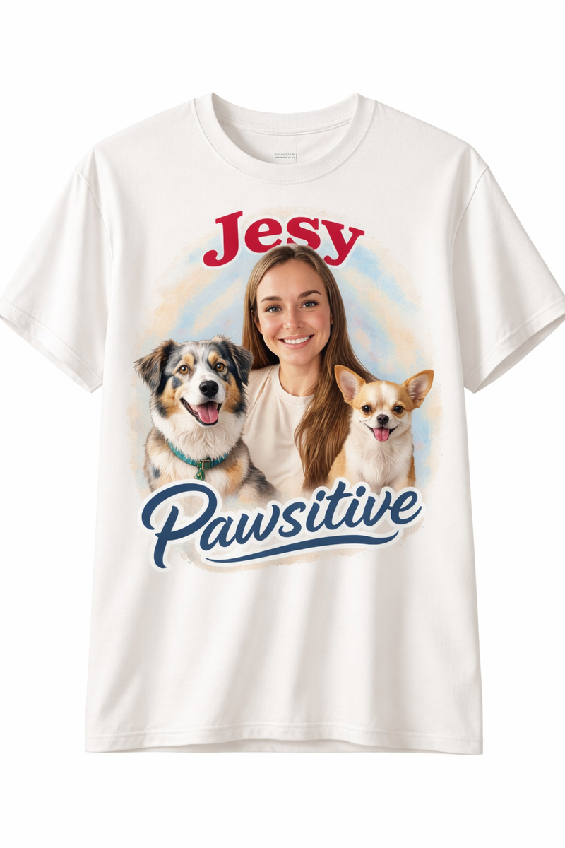 Camiseta con ilustración personalizada a partir de tu foto