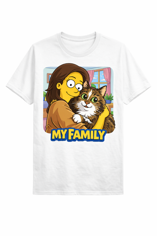 =Custom yellow cartoon t-shirt