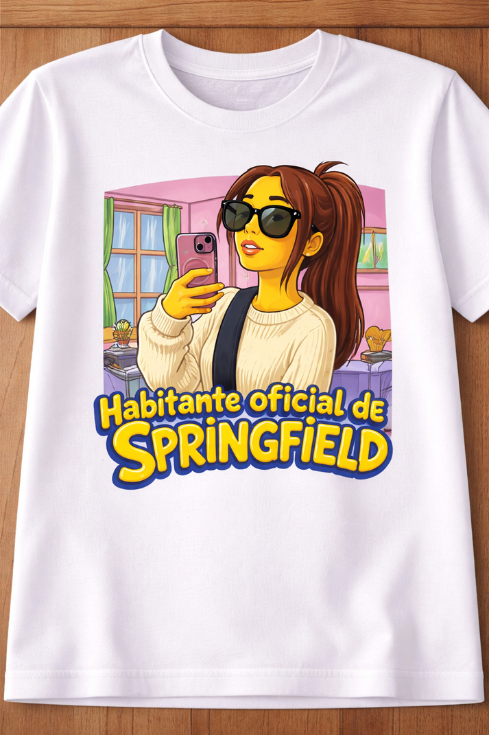 Custom yellow cartoon family t-shirt