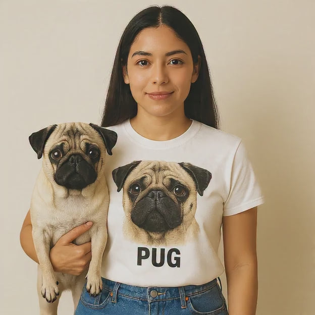Playera Clásica – Pug -Mujer