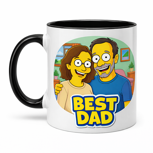 =Custom yellow cartoon mug