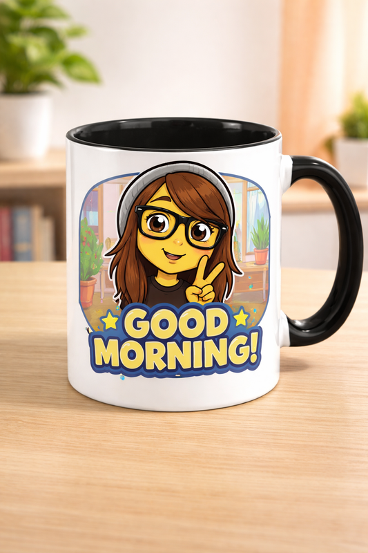 =Custom yellow cartoon mug