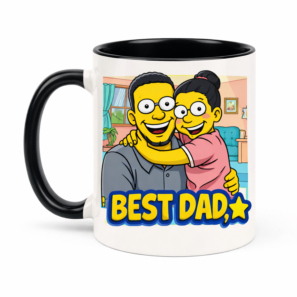 =Custom yellow cartoon mug