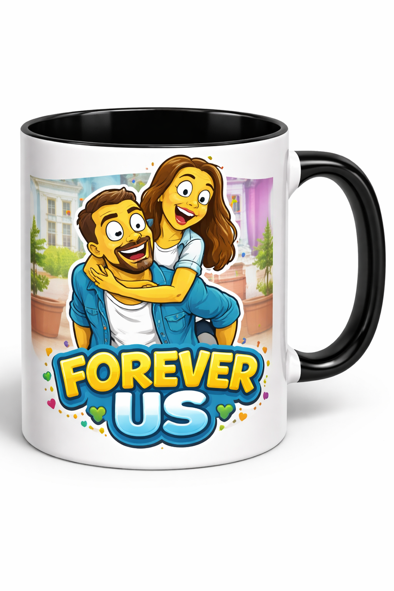 Custom Forever Us Mug from Your Photo