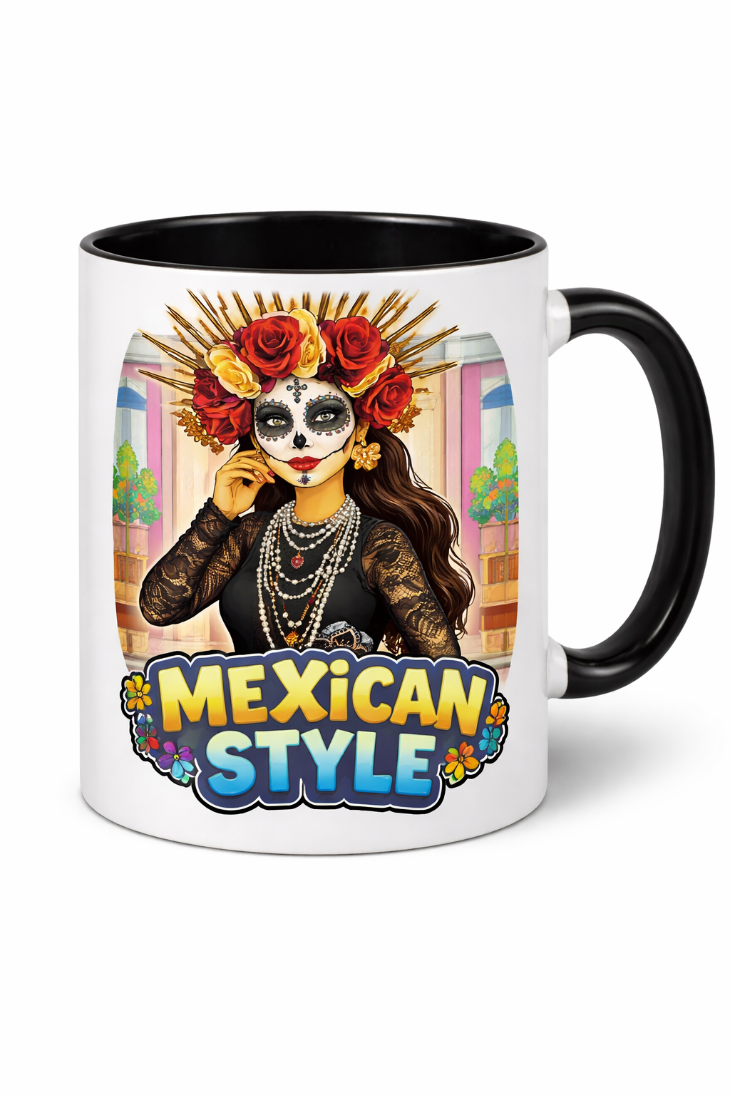 =Taza caricatura amarilla personalizada