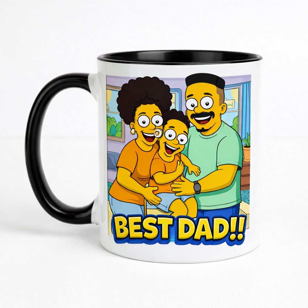 =Custom yellow cartoon mug