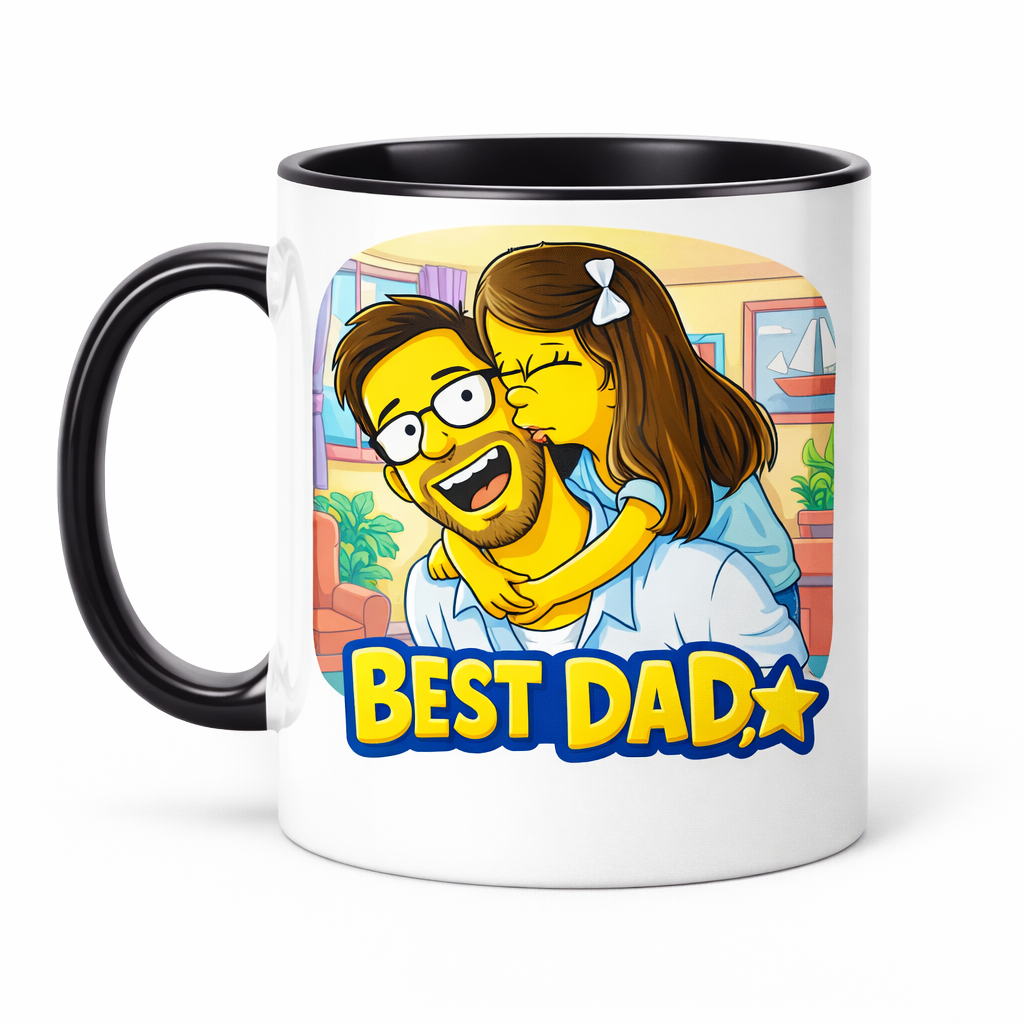 =Custom yellow cartoon mug