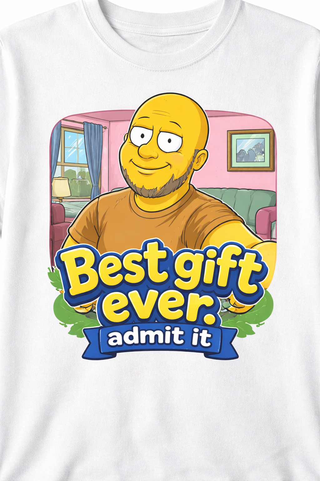 =Custom yellow cartoon t-shirt