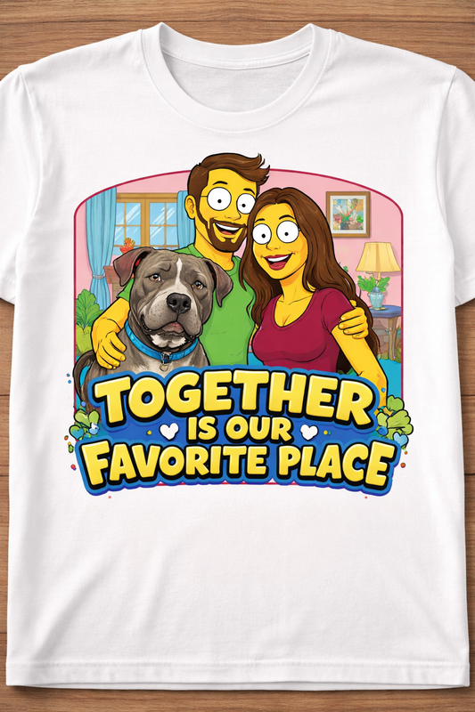 =Custom yellow cartoon t-shirt